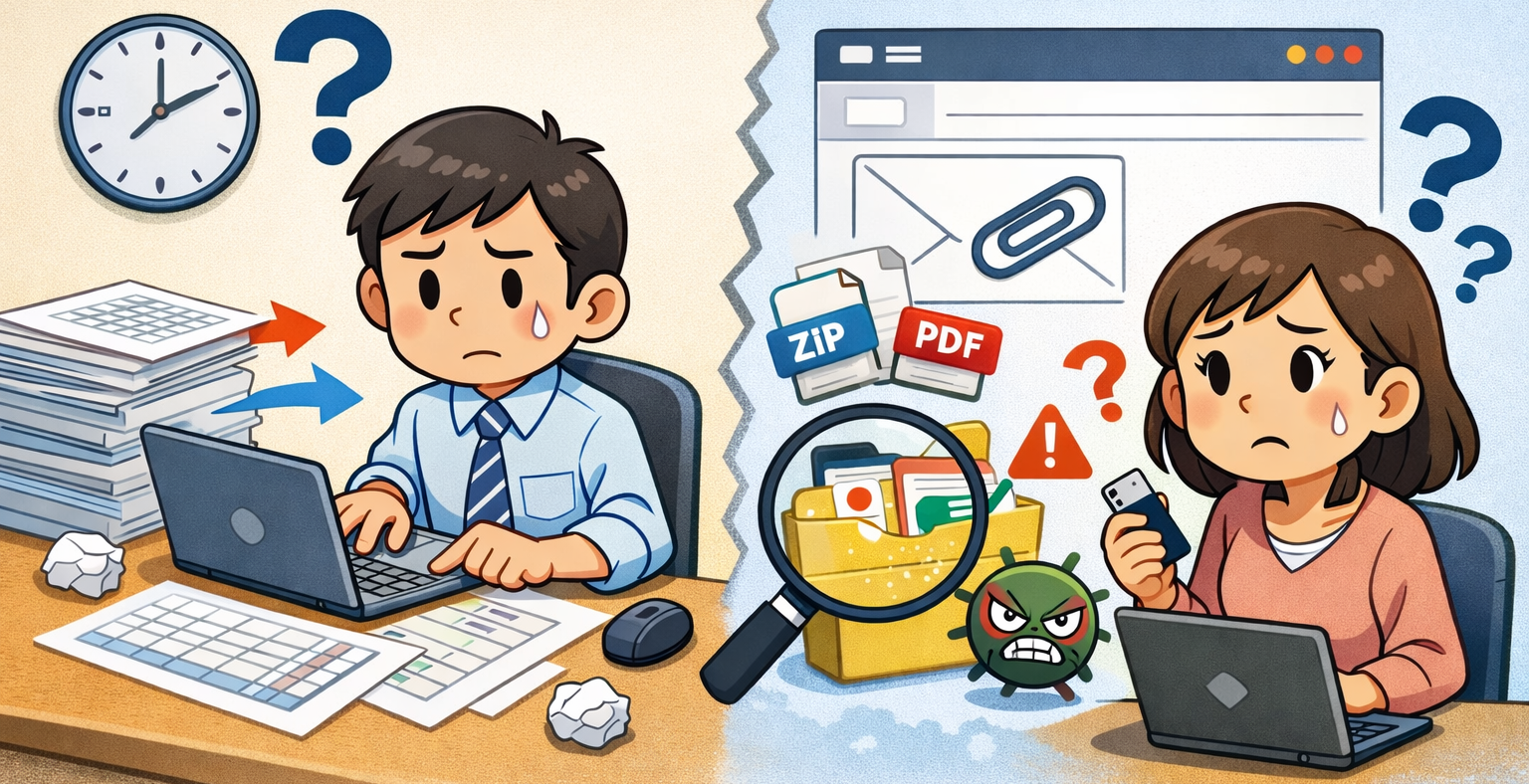 【メルマガ連動】「転記」「添付ファイル」に疑問を持ちましょう